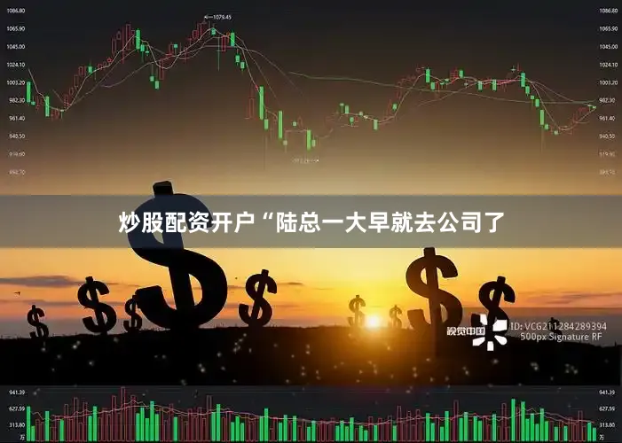 炒股配资开户“陆总一大早就去公司了